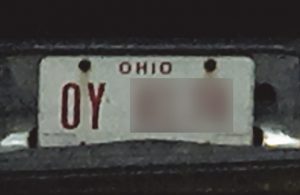 An answer from above? An OY license plate