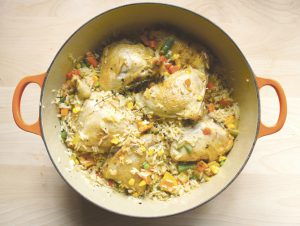 One Pot Chicken & Rice with Vegetables